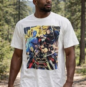 Street Fighter‎ CAPCOM Classic Tee Shirt Size Medium New